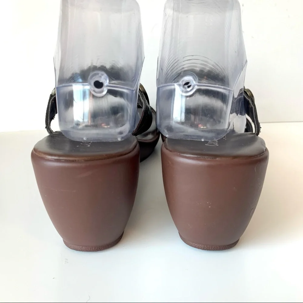 COCONUTS “Mojo” Embellished Wedge Sandals—SZ. 8.5